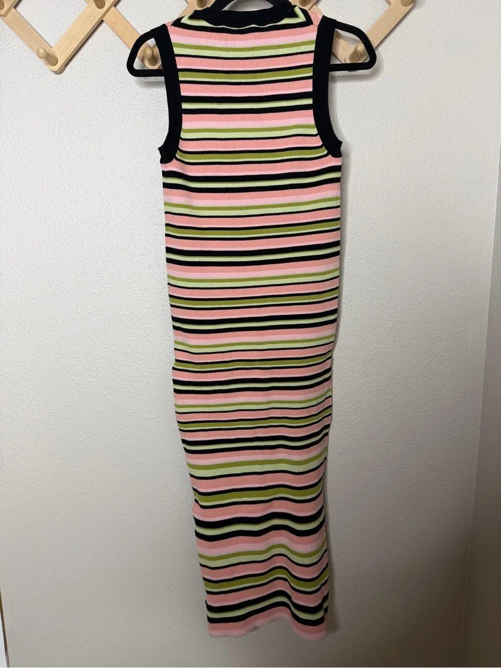 ATM Anthony Thomas Melillo Stripe Rib Tank Dress Sz M - Picture 8 of 8